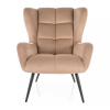 Kreslo Arroyal Velvet, béžová