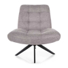 Kreslo Basel, sivá
