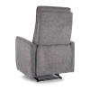 Polohovacie kreslo Maxime, tmavo sivá