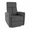 Polohovacie kreslo Maxime, tmavo sivá