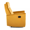 Polohovacie kreslo Maxime Velvet, žltá