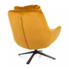 Kreslo Treviso Velvet, žltá
