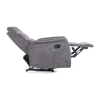 Masážne kreslo Vinci, tmavo sivá