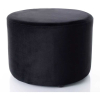 Taburet Caen A Velvet, čierna