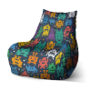 Sedací vak Bean videohra 3 - detský, farebná