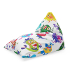 Sedací vak Triangl farebné príšerky, farebná