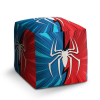 Taburet Cube Spider, červená / modrá