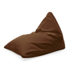Sedací vak Triangl hnedá, hnedá