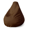 Sedací vak Pear čokoládovohnedá, hnedá