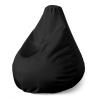 Sedací vak Pear čierna - detský, čierna