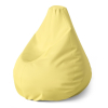 Sedací vak Pear svetložltá - detský, žltá