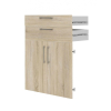 2 dvierka + 2 zásuvky pre skrine Modulo, dub sonoma