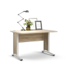 Kancelársky stôl Modulo 120 x 80 cm, dub sonoma / biela