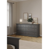 Komoda Provence V, sivá