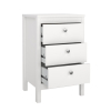 Nočný stolík Real II, biela