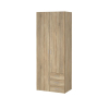 Šatníková skriňa Sid 77,6 x 49,5 x 200,4 cm, dub sonoma