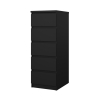 Komoda Simplicity 40 x 50 x 111,5 cm, čierny mat