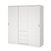 Šatníková skriňa Simplicity III, biela