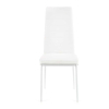 Jedálenská stolička Salma, biela