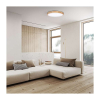 LED stropné svetlo s diaľkovým ovládaním Solid Oak nastaviteľné - priemer 51 cm, hnedá