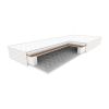 Matrac Polaris 160 x 200 cm, biela