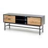 TV stolík Murano, dub artisan / čierna