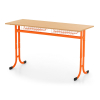 Školská lavica Denis, nastaviteľná - veľ. 5-7, oranžová