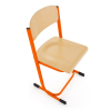 Školská stolička Denis, nastaviteľná - veľ. 5-7, oranžová