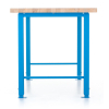 Výškovo nastaviteľný dielenský stôl Basic 150 x 80 cm, modrá