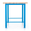 Výškovo nastaviteľný dielenský stôl Basic 170 x 80 cm, modrá