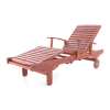 Záhradné ležadlo Cory, prírodné drevo