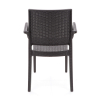 Záhradná stolička Parolo, čierna