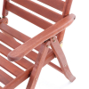 Záhradná stolička Garen, hnedá