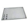 Kovová rohož Grid 40 x 60 x 3,3 cm, strieborná