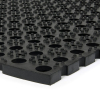 Gumová čistiaca rohož Honeycomb 45 x 75 x 2,2 cm, čierna