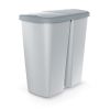 Odpadkový kôš DUO sivý, 45 l, sivá