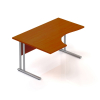 Ergonomický stôl Visio 140 x 100 cm, ľavý, čerešňa