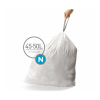 Vrecká do koša typ N 45 - 50 l, 20 ks, biela