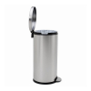 Okrúhly pedálový kôš 30 l matná oceľ, nerez