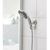 Nástenný držiak sprchy Compactor, strieborná