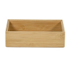 Organizér Compactor Bamboo Box, 22,5 x 15 x 6,5 cm, prírodné drevo