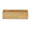 Organizér Compactor Bamboo Box 22,5 x 7,5 x 6,5 cm, prírodné drevo