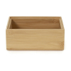 Organizér Compactor Bamboo Box, 15 x 7,5 x 6,5 cm, prírodné drevo