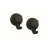 Háčiky do kúpeľne Compactor Bestlock Black, 2 ks, čierna