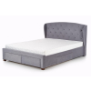 Posteľ Sabrina 160 x 200 cm, sivá