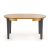 Jedálenský stôl Sorbus, dub medový / grafit