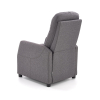 Polohovacie kreslo Felipe, sivá