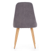 Jedálenská stolička Tadeo, tmavo sivá / buk