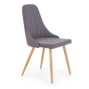Jedálenská stolička Tadeo, tmavo sivá / buk