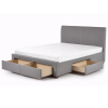 Posteľ Modena 140 × 200 cm, sivá